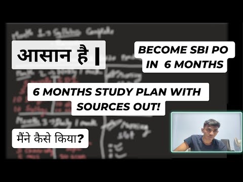 Bank PO Study Plan With Sources | Become a Bank PO in 6 Months | The Elite Banker