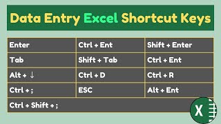 Top Data Entry Shortcuts in Excel for Faster Workflows