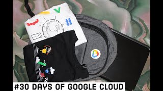 Swags Unboxing of #30DaysofGoogleCloud 2020 |Google Perks in India |GDP Google Goodies| #GoogleCloud