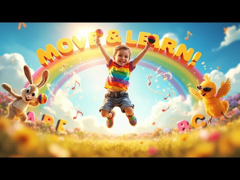 Dance, Move & Learn! | Toddler Action Song with Jumping, Clapping & Spinning