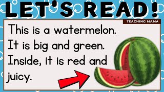LET'S READ! | PRACTICE READING ENGLISH SIMPLE SENTENCES | ENGLISH READING FOR KIDS | TEACHING MAMA