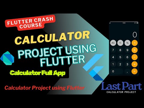 Flutter Calculator App Tutorial (Full App) | Urdu/Hindi | Crash Course Last Part [2025 Updated]