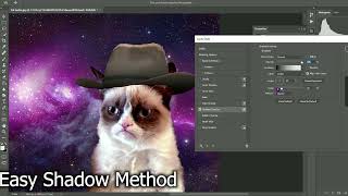 Easy Shadow Method! l Adobe Photoshop trick #shorts  #photoshop