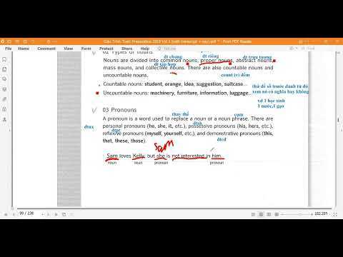 Unit 1: Nouns & Pronouns (Functions of Nouns)