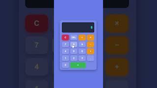 Calculator Using HTML, CSS & JavaScript | Beginner Web Development Project