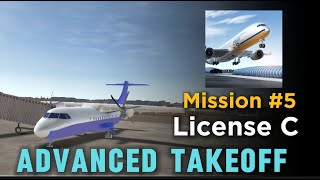 ATR 42 Licence C Advanced Takeoff gameplay walkthrough | Airline Commander Mission 5 | GameThrough
