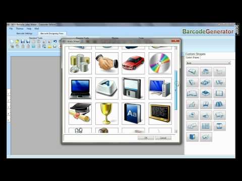 Design Barcode Stickers using EAN 13 Font