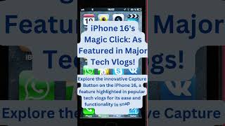 iPhone 16's Magic Click As Featured in Major Tech Vlogs#TechVlog #CameraHack #Shorts #youtubeshorts