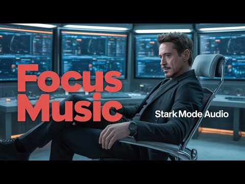 STARK MODE – Futuristic Focus Beats for Creators | Work Music Inspired by Tony Stark