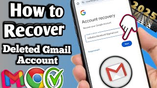 How to Recover Deleted Gmail Account on Android |Recover Google Account 2025 ||