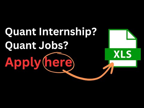 Want to be a Quant? 190 firms to apply to!