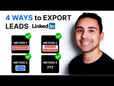 The 4 BEST Ways to Export Leads from LinkedIn (2025)