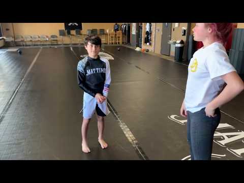 Blast double to Knee Slice pass.