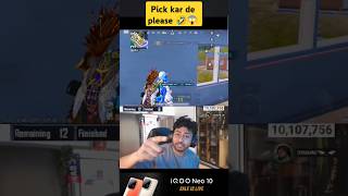pick kar de please 🤣😱 | pat se headshot #shorts #bgmi @DynamoGaming