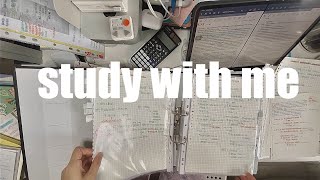 STUDY WITH ME 2hrs | Background noise,no music,no break | ASMR | real time｜motivation