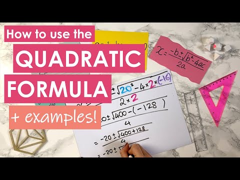 ■ How to use the Quadratic Formula + examples!