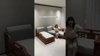 Sofa + bed | space saving furniture | best for small rooms #youtube #shorts #furniture
