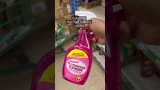 Affordable Non-Toxic Cleaning Supplies #momlife #cleaning #cleaningmotivation #dollartree