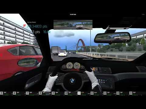 Cutting up in Infinity G35, Hellcat, and E46 M3 - Assetto Corsa