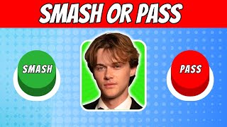 SMASH or PASS 110 OPTIONS!! #2 | Male TV Characters Edition 2025 | QUIZ WAVEZ