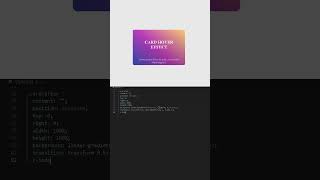 Card Hover Design😍#programming #coding #css #htmlcss #shorts #trending #html #animation #design