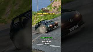 SUBINDO uma ladeira de PEUGEOT 206 #beamng #peugeot #206