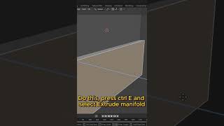 Blend Like a PRO with Extrude Manifold! #blender #blender3dmodelling #blender3dmodeling