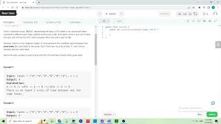 LeetCode 621. Task Scheduler - LIVE coding & thought process (Part 1)