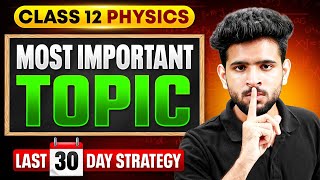 Class 12 Physics Most Important Topics 🔥 | Last 30 Days Board Strategy 2026