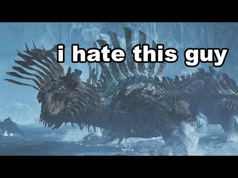 fighting big ice lizard jin dahaad but it got harder