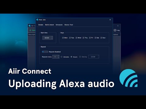 Aiir Connect | Upload audio to your Alexa Skill
