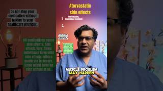 Atorvastatin side effects 101 #doctor #sideeffects #medicineexplained