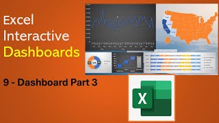 Excel Interactive Dashboards | 9 - Dashboard Part 3