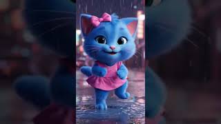 Baby Shark Cute Cat Dance | Funny Kitten Shorts 😸