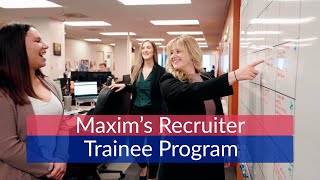 Kick-start Your Career in Healthcare Recruiting | Maxim Healthcare Services