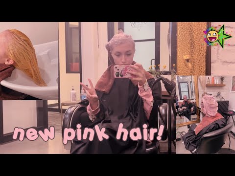 Getting my hair dyed PINK 🎀 || Bunny Hospital