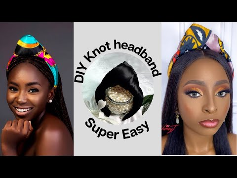 Trendy Knot headband DIY | Beginner friendly headband tutorial |Detailed Knotted headband tutorial