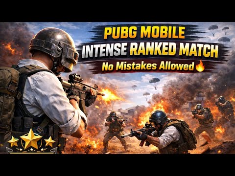 PUBG Mobile Intense Ranked Match | No Mistakes Allowed