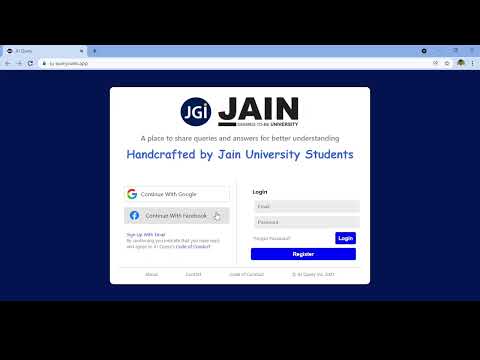 JU Query Q&A Web App Demo | MERN Stack Project