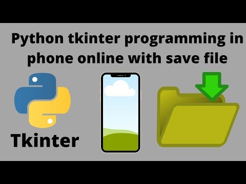 python tkinter in phone online | repl