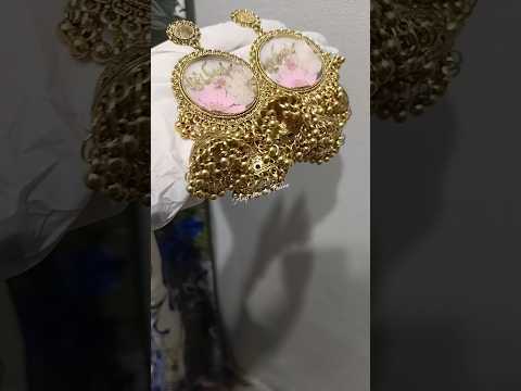 Handmade Resin Jhumkas | Unique Resin Earrings Design ✨