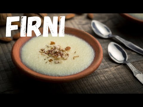 Easy Firni Phirni Recipe (Urdu Hindi) | Ground Rice Pudding | Kheer Sweet Dish Pakistani Dessert