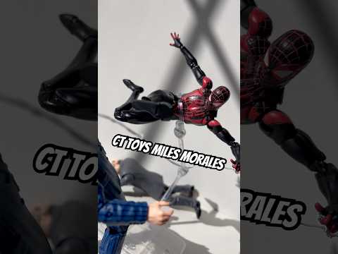 CT Toys Miles Morales Posing #actionfigures #marvel #posing #spiderman