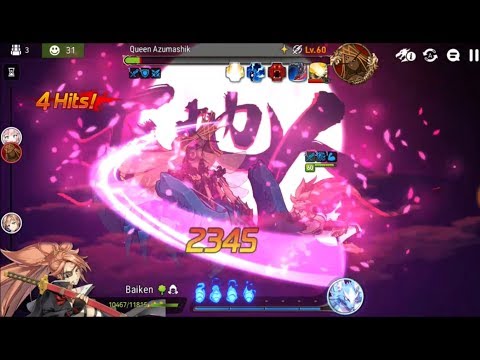 Epic Seven - Baiken VS Queen Azumashik (Labyrinth Raid)