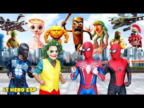 🕷️ ¡Batalla Épica! El Equipo Spider-Man vs el Equipo Brainrot: ¡La Misión del Objeto Perdido!