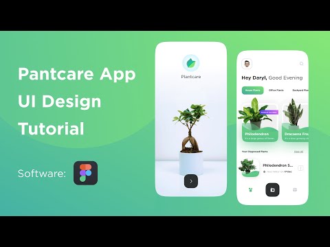 Plantcare App UI Design Tutorial | Figma