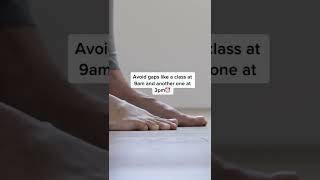 How to make a College Schedule! #collegetips #classof #college #collegelife #collegebound  #shorts