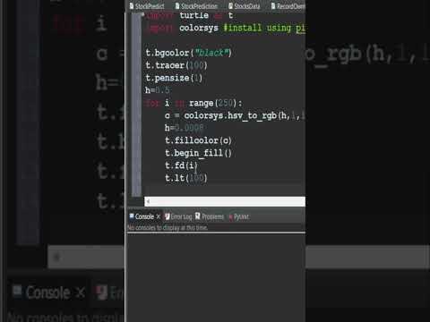 Python Turtle Graphics #turtel #shorts #python #coding #programming