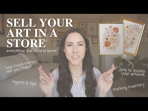 how to sell your art in a store | HOW MUCH MONEY DO YOU MAKE? ✿ all my regrets & tips!