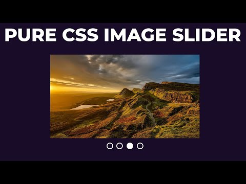 Pure CSS Image Slider  Using Only HTML & CSS